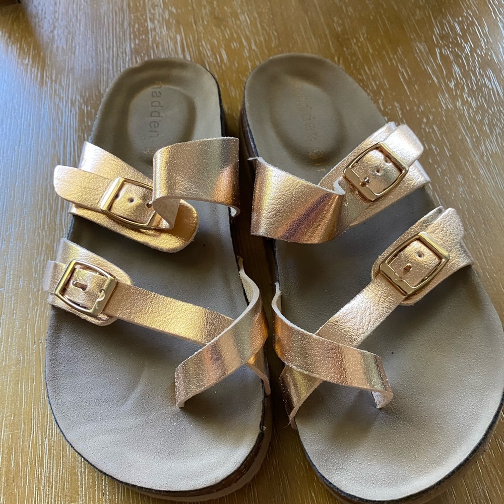 Madden Girl sandals size 13 in rose gold